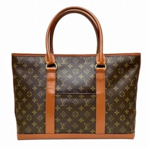 Louis Vuitton Vintage Pre-owned Tyg louis-vuitton-vskor Brown, Dam