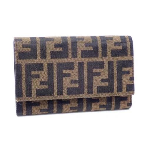 Fendi Vintage Pre-owned Canvas plnbcker Brown, Dam