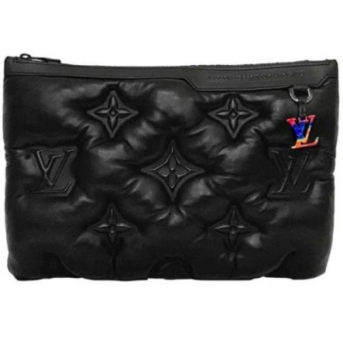 Louis Vuitton Vintage Pre-owned Tyg louis-vuitton-vskor Black, Dam