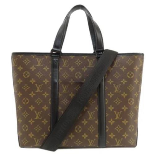 Louis Vuitton Vintage Pre-owned Tyg louis-vuitton-vskor Brown, Dam