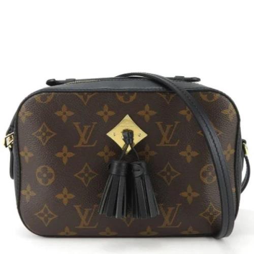 Louis Vuitton Vintage Pre-owned Canvas axelremsvskor Brown, Dam