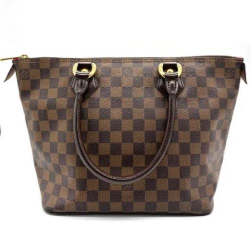 Louis Vuitton Vintage Pre-owned Tyg louis-vuitton-vskor Brown, Dam