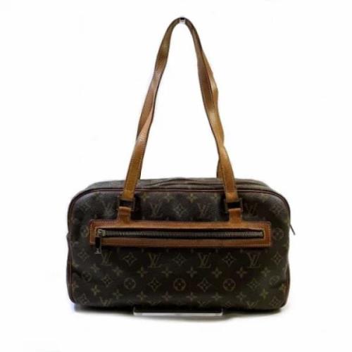 Louis Vuitton Vintage Pre-owned Tyg louis-vuitton-vskor Brown, Dam