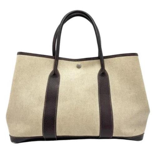 Hermès Vintage Pre-owned Laeder handvskor Beige, Dam