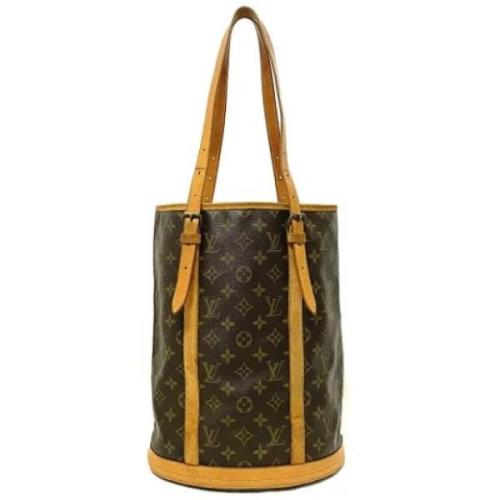 Louis Vuitton Vintage Pre-owned Tyg louis-vuitton-vskor Brown, Dam