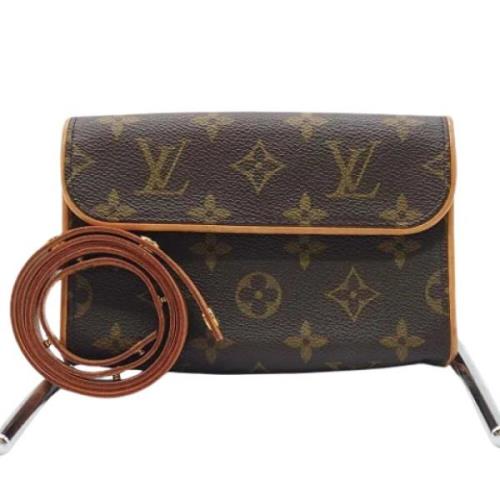 Louis Vuitton Vintage Pre-owned Tyg louis-vuitton-vskor Brown, Dam