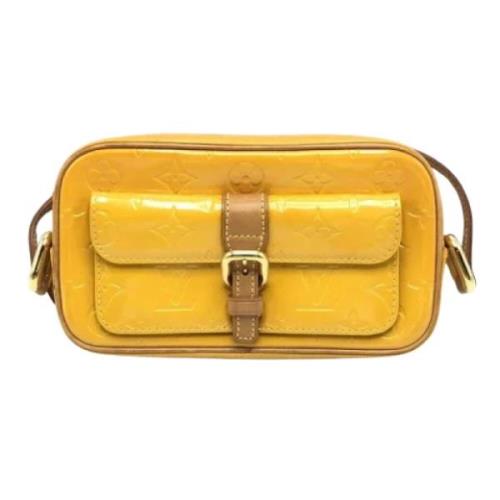 Louis Vuitton Vintage Pre-owned Tyg louis-vuitton-vskor Yellow, Dam