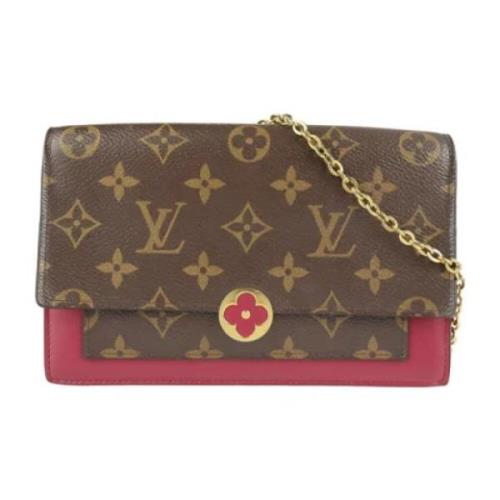 Louis Vuitton Vintage Pre-owned Tyg louis-vuitton-vskor Brown, Dam