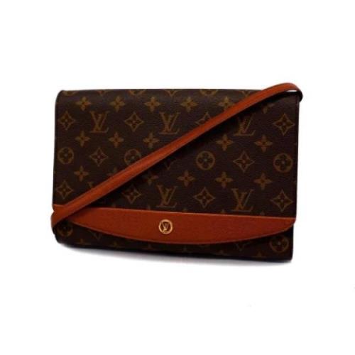 Louis Vuitton Vintage Pre-owned Tyg louis-vuitton-vskor Brown, Dam