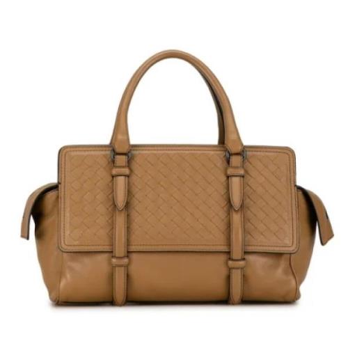 Bottega Veneta Vintage Pre-owned Laeder handvskor Beige, Dam