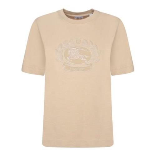 Burberry Minimalist Logo T-shirt Beige, Dam