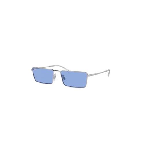 Ray-Ban Metall Unisex Solglasögon - Modell 0Rb3741 Blue, Herr