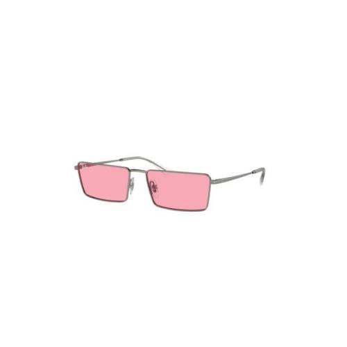 Ray-Ban Metall Unisex Solglasögon - Modell 0Rb3741 Gray, Herr