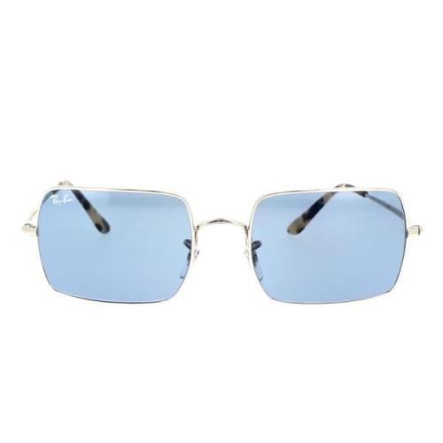 Ray-Ban Vintage Rektangulära Solglasögon Rb1969 9197/56 Gray, Dam