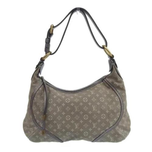 Louis Vuitton Vintage Pre-owned Tyg louis-vuitton-vskor Gray, Dam