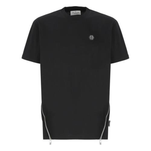 Philipp Plein Svarta T-shirts och Polos med Logo Black, Herr