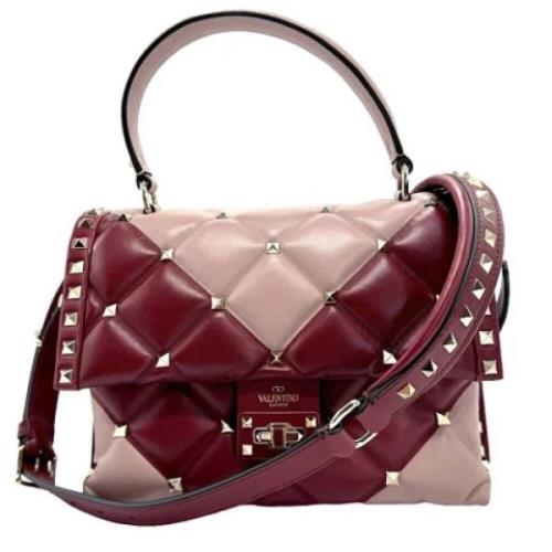 Valentino Vintage Pre-owned Tyg handvskor Pink, Dam