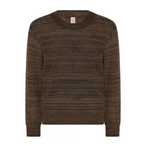 Skovhuus Mix Colour Pullover Blus Hasselnöt Brown, Dam