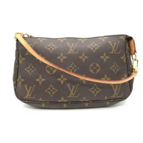 Louis Vuitton Vintage Pre-owned Tyg louis-vuitton-vskor Brown, Dam