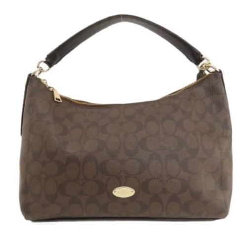 Coach Pre-owned Pre-owned Plast axelremsvskor Brown, Dam