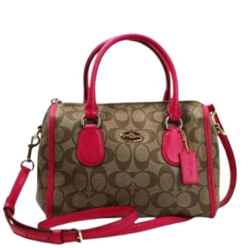 Coach Pre-owned Pre-owned Plast handvskor Beige, Dam