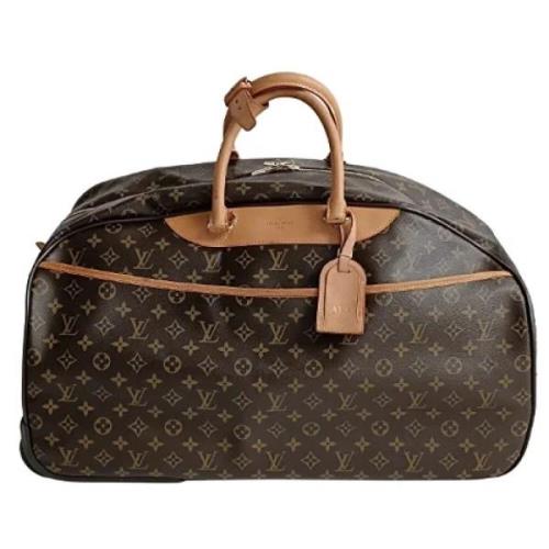 Louis Vuitton Vintage Pre-owned Belagd canvas resvskor Brown, Dam