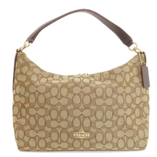 Coach Pre-owned Pre-owned Canvas axelremsvskor Beige, Dam