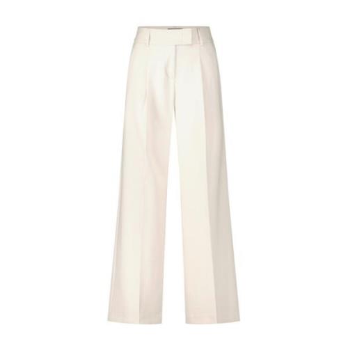 Seductive Chrissy Wide Leg Byxor Beige, Dam