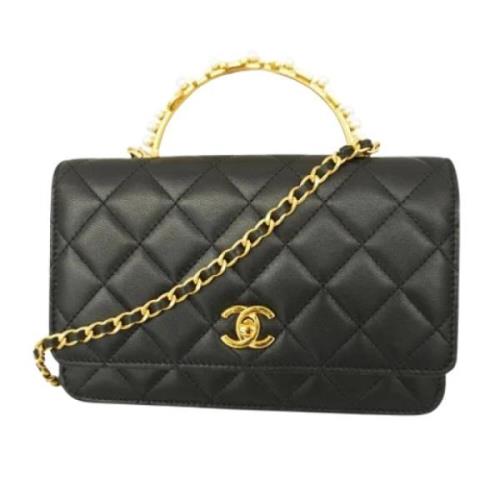 Chanel Vintage Pre-owned Laeder plnbcker Black, Dam