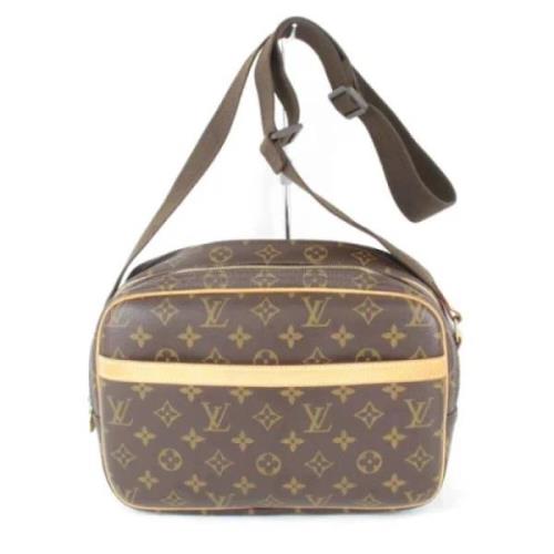 Louis Vuitton Vintage Pre-owned Tyg louis-vuitton-vskor Beige, Dam