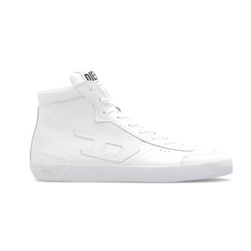 Diesel Ankel-långa sportskor S-Leroji MID White, Herr