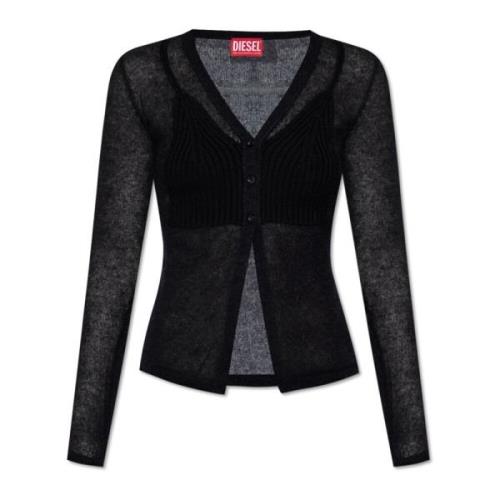 Diesel Cardigan `M-Arina` Black, Dam