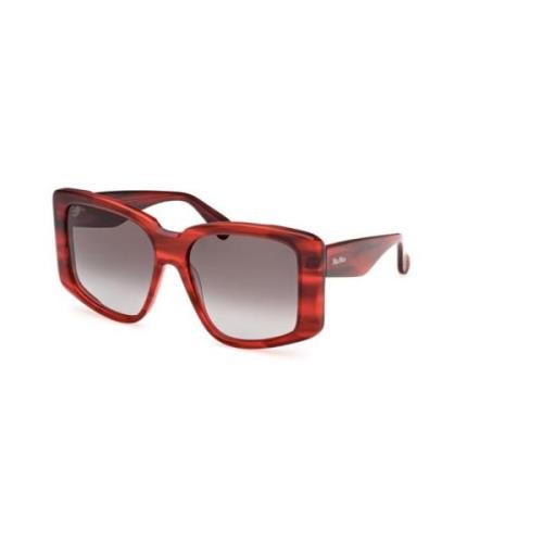 Max Mara Röd Gradient Solglasögon Glimpse6 Mm0098 66B Red, Dam