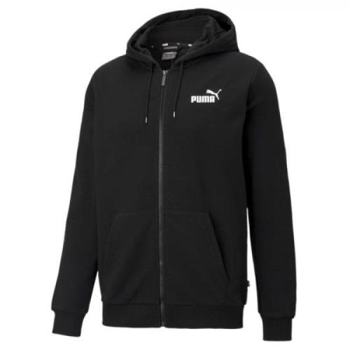 Puma Essential Full-Zip Hoodie - Svart Black, Herr