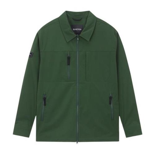 Duvetica Stretch Cordura Windbreaker Skjorta Stil Green, Herr