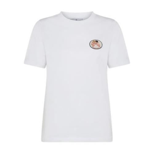 Fiorucci Änglar Tryck Vit T-shirt White, Dam