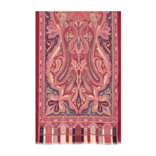 Etro Paisley Kashmir Sjal Multicolor, Dam