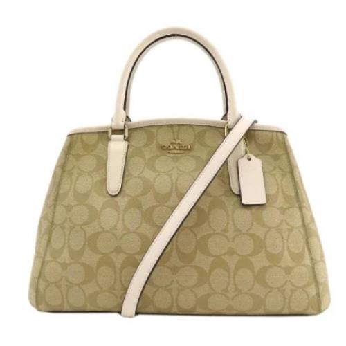 Coach Pre-owned Pre-owned Plast handvskor Beige, Dam