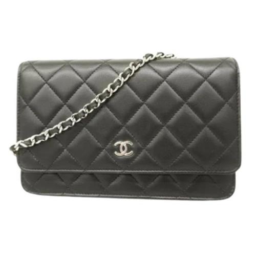 Chanel Vintage Pre-owned Laeder plnbcker Black, Dam