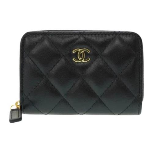 Chanel Vintage Pre-owned Laeder plnbcker Black, Dam