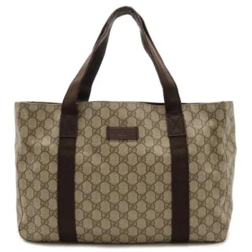 Gucci Vintage Pre-owned Laeder gucci-vskor Beige, Dam