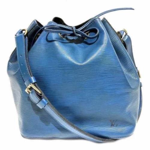 Louis Vuitton Vintage Pre-owned Tyg louis-vuitton-vskor Blue, Dam