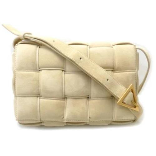 Bottega Veneta Vintage Pre-owned Tyg axelremsvskor Beige, Dam