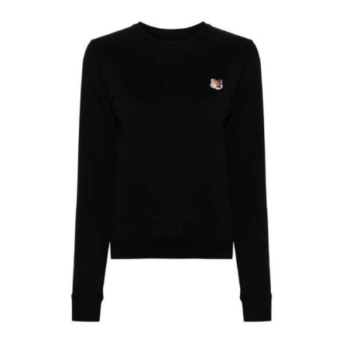 Maison Kitsuné Svart Sweatshirt Aw24 Damkläder Black, Dam