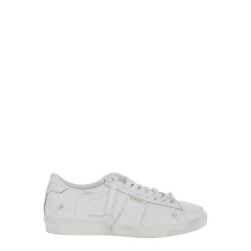 Golden Goose Blankt Läder Sneakers Vit White, Herr