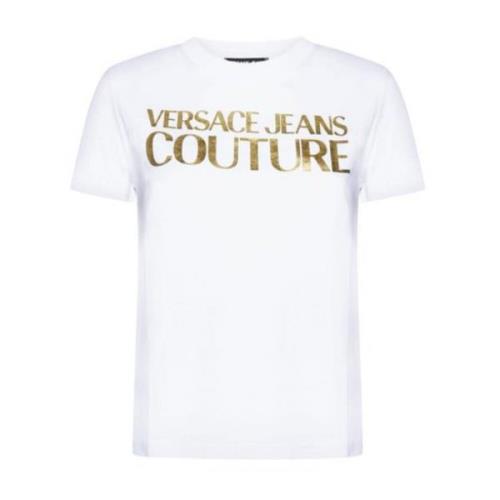 Versace Jeans Couture Stiliga T-shirts och Polos White, Dam