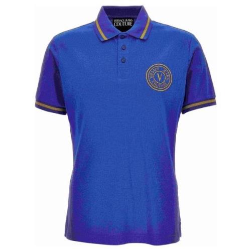 Versace Jeans Couture Stiliga T-shirts och Polos Blue, Herr