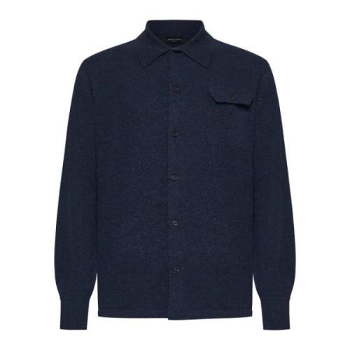 Roberto Collina Denim Skjortor Kollektion Blue, Herr