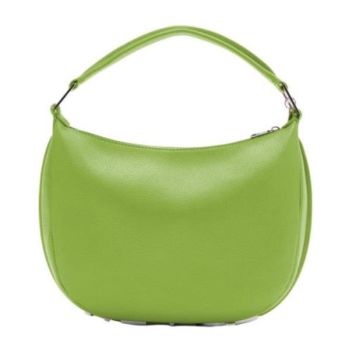 Silvian Heach Metallisk bokstav hobo väska - New Martina Green, Dam