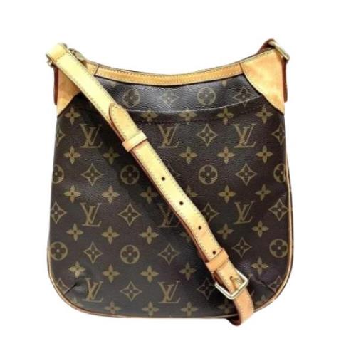 Louis Vuitton Vintage Pre-owned Tyg louis-vuitton-vskor Beige, Dam